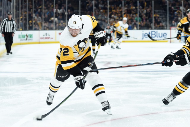 Pittsburgh Penguins forward Patric Hornqvist is out with a concussion.