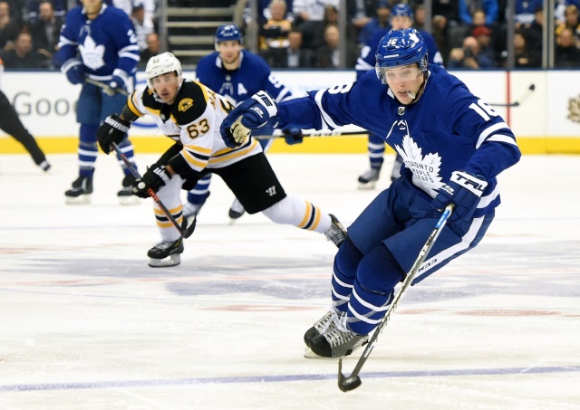 Mitch Marner's camp could be thinking about a mid term type contract.
