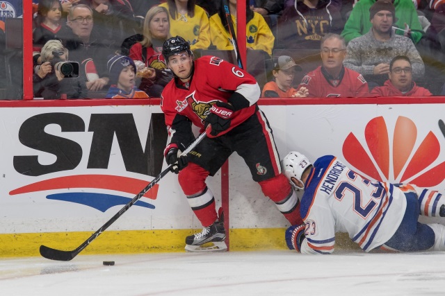 The Ottawa Senators have traded defenseman Chris Wideman to the Edmonton Oilers for a 2020 sixth-round pick.