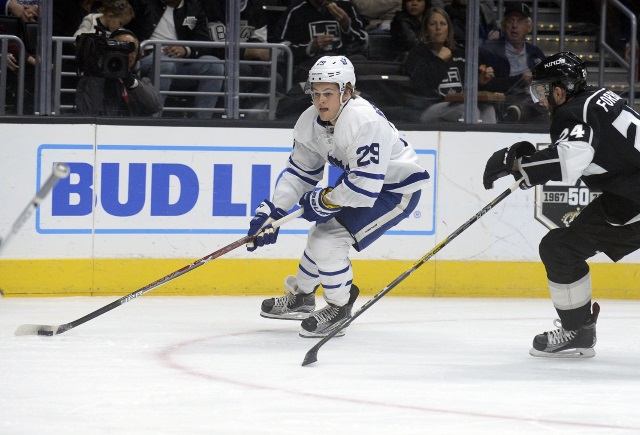 The LA Kings and Carolina Hurricanes have shown the most interest in Toronto Maple Leafs forward William Nylander.