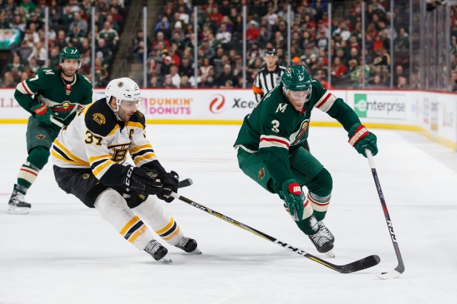 Could the Boston Bruins be interested in Minnesota Wild's Charlie Coyle?