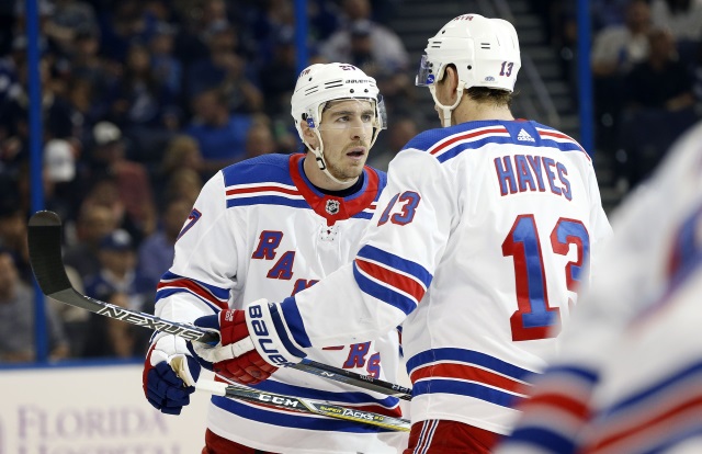 A Ryan McDonagh trade that didn't happen. The New York Rangers haven't held contract extension talks with UFA Kevin Hayes.