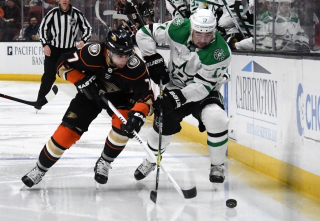 The Anaheim Ducks traded Andrew Cogliano to the Dallas Stars for Devin Shore.
