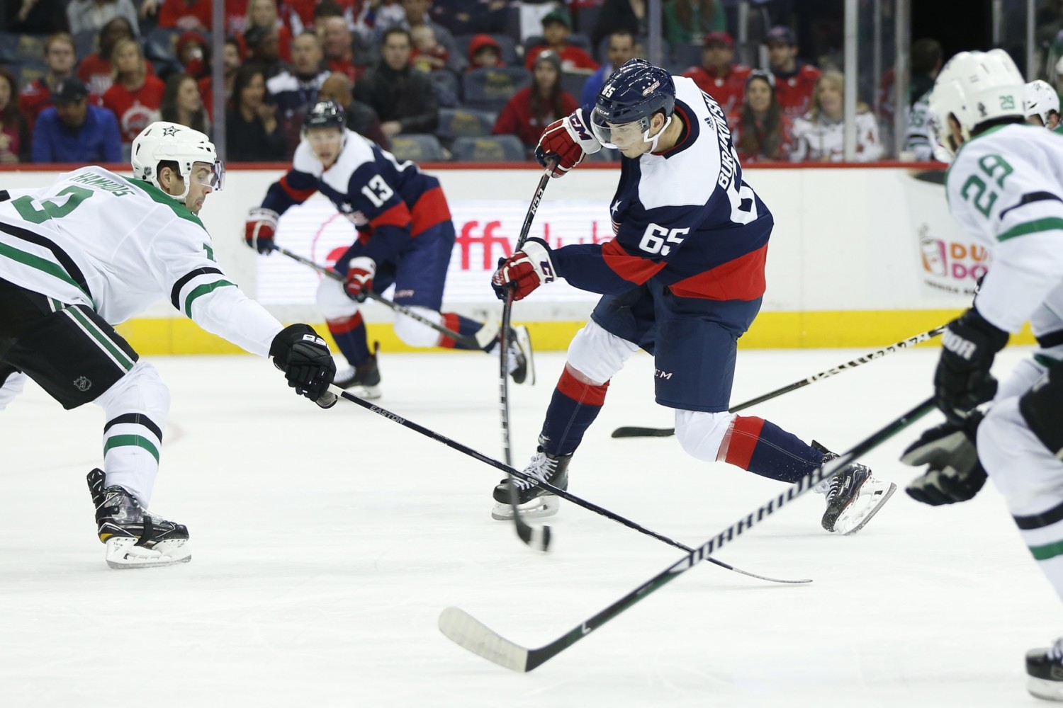 The Dallas Stars have spoken to the Washington Capitals about Andre Burakovsky.