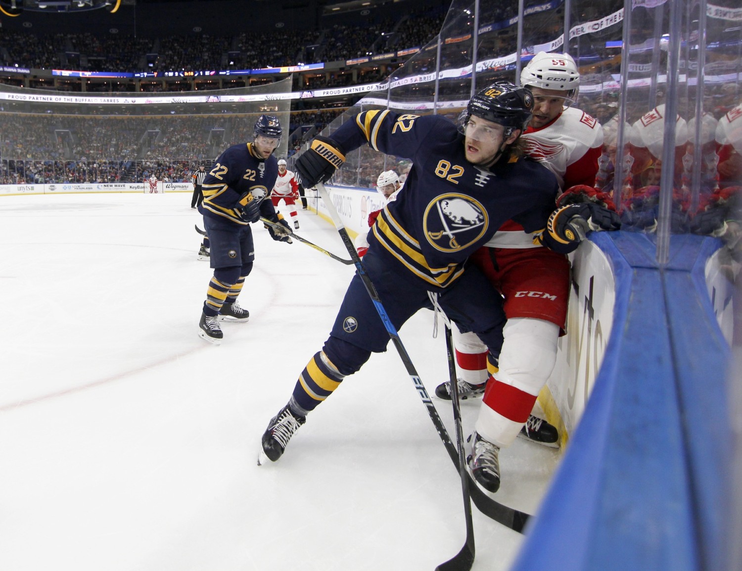 Report that Buffalo Sabres Nathan Beaulieu has requested a trade.