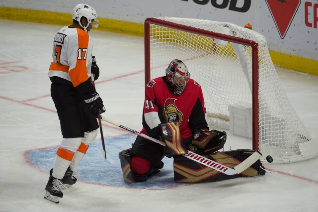 Are the Philadelphia Flyers and Ottawa Senators looking to make a deal?