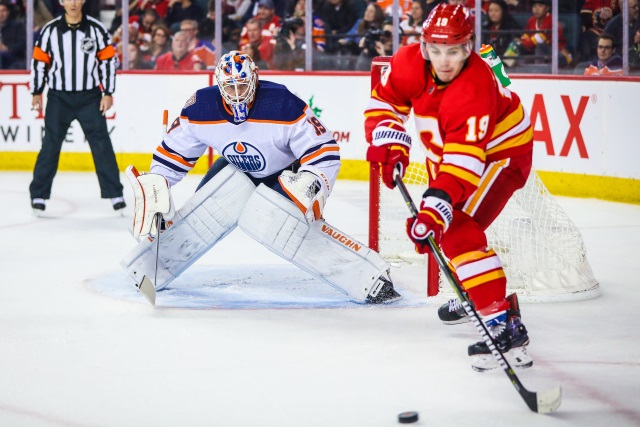 A trade between the Edmonton Oilers and Calgary Flames that didn't happen.