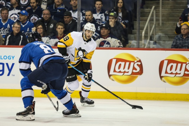 The Winnipeg Jets have spoken with the Pittsburgh Penguins about Derick Brassard.