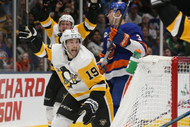 The Pittsburgh Penguins could be looking to move center Derick Brassard.