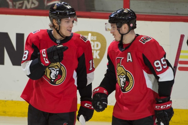 Ottawa Senators continue contract talks with Matt Duchene and Mark Stone.