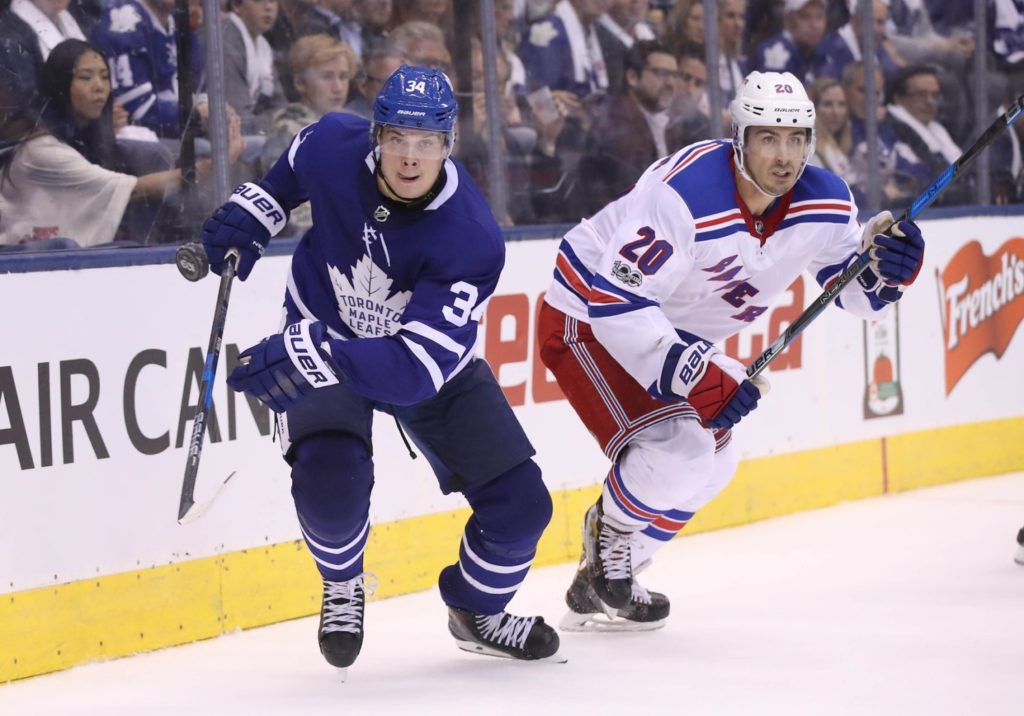 Toronto Maple Leafs have talked to the New York Rangers about Chris Kreider.