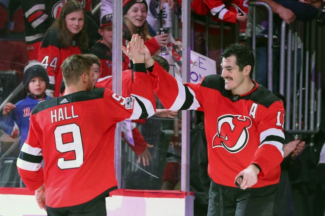 Zero chance the New Jersey Devils trade Taylor Hall this season. Brian Boyle might get some interest but prefers to stay.