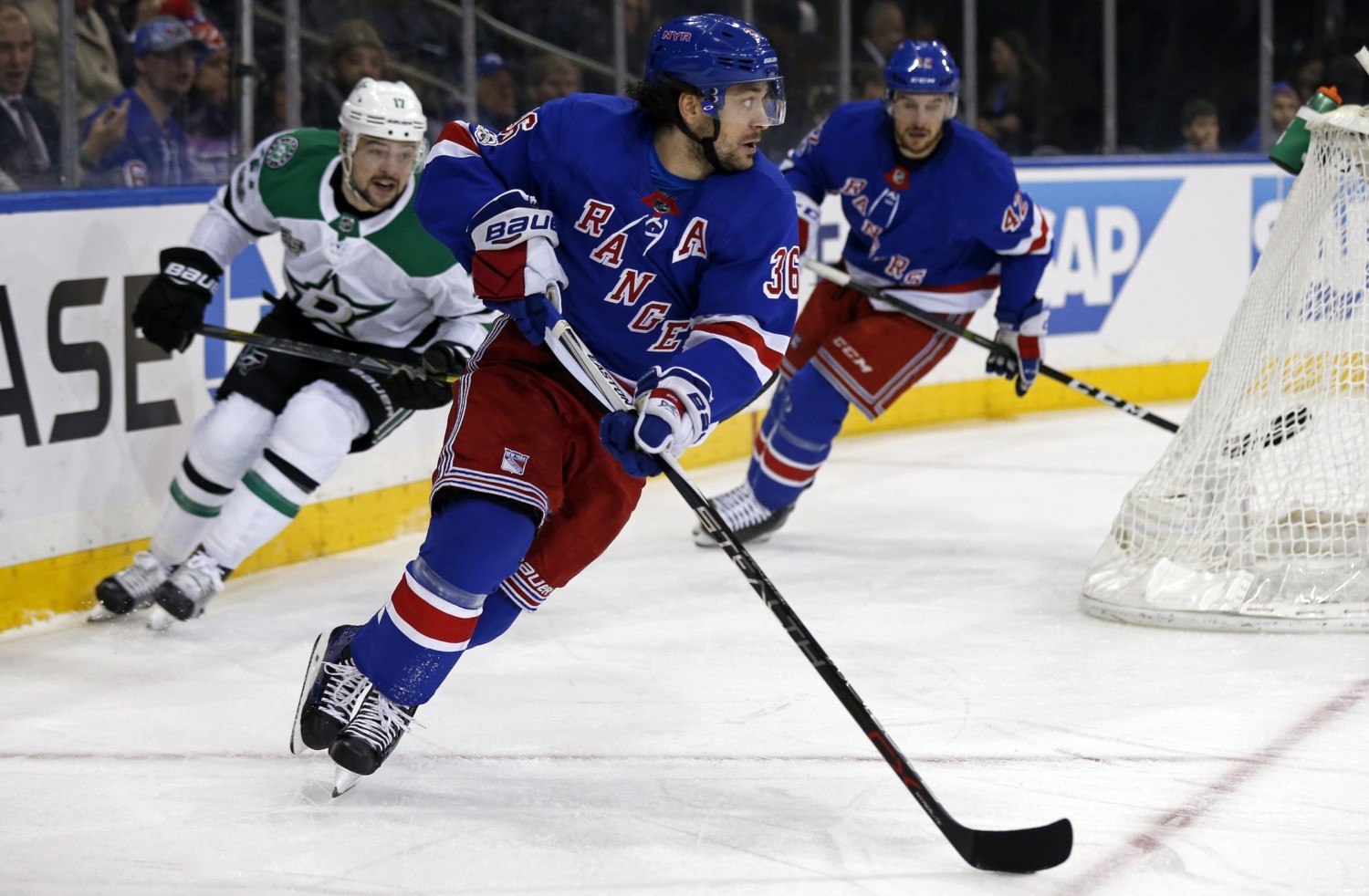 The New York Rangers have traded forward Mats Zuccarello to the Dallas Stars for a conditional 2019 2nd round pick and a conditional 3rd round pick.