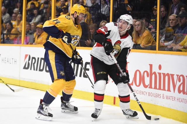 Who are the frontrunners for Ottawa Senators forward Matt Duchene?