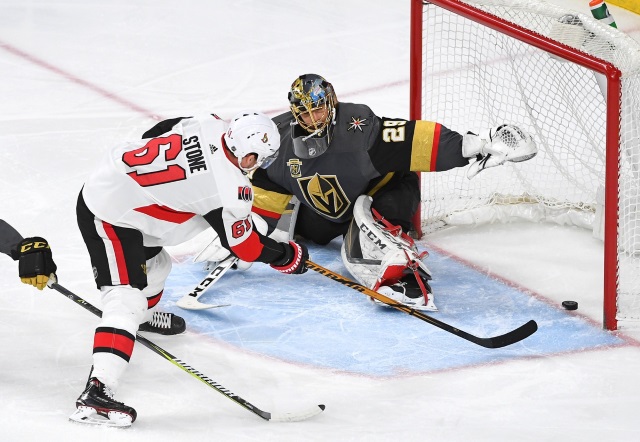 Mark Stone traded to the Vegas Golden Knights and will be signing an eight year contract extension.