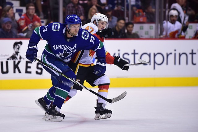 Contract talks between the Vancouver Canucks and Alex Edler at a standstill. Four rental options for the Calgary Flames.
