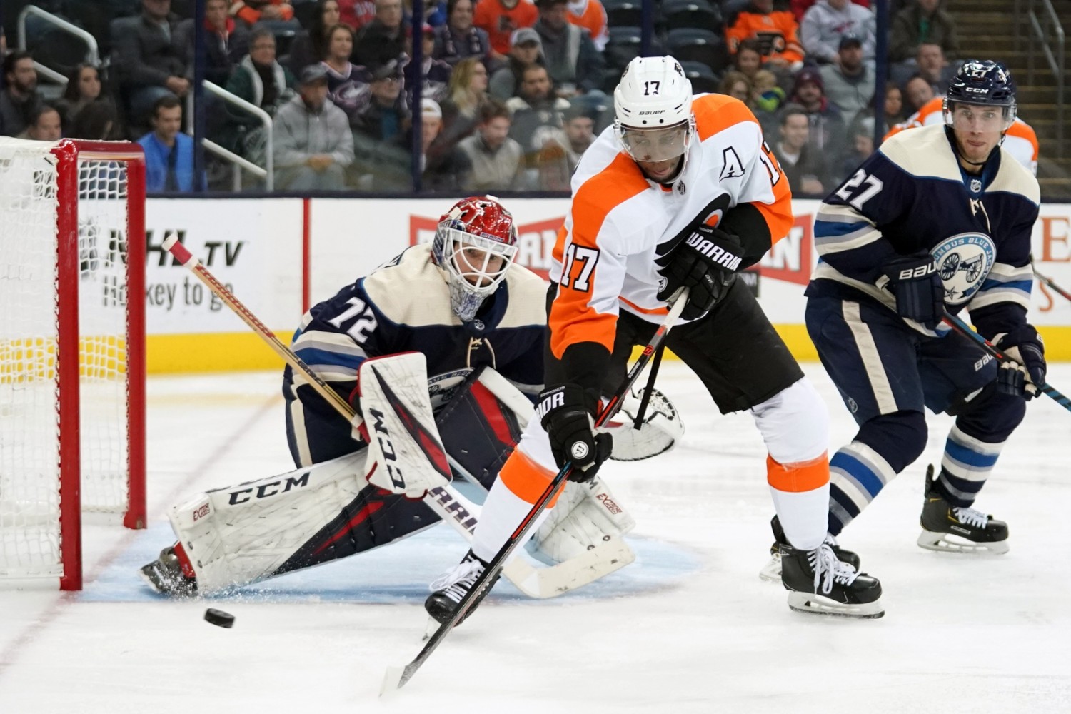 The Philadelphia Flyer would move Wayne Simmonds for the right price even if in the playoff race. The Columbus Blue Jackets and Florida Panthers are talking.