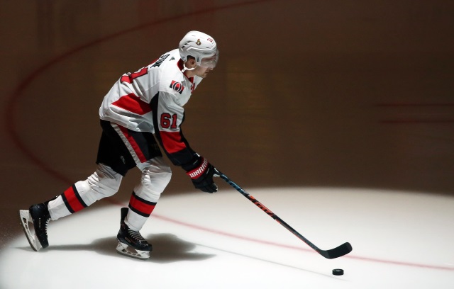 Mark Stone and his representatives are going over a contract offer from the Ottawa Senators.