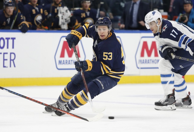 The NHL trade deadline is not a factor for the Buffalo Sabres and Jeff Skinner.
