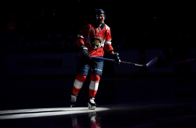 The Florida Panthers ask Mike Hoffman for his list of 10 teams he wouldn't accept a trade too.