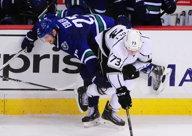 A few teams check in on Los Angeles Kings forward Tyler Toffoli. At least three teams inquired about Alexander Edler