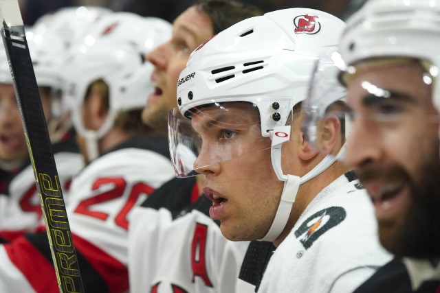 Taylor Hall's agent said earlier last month that they expect to have some contract discussions with New Jersey Devils GM Ray Shero after the season.