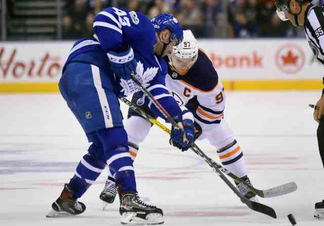 Nazem Kadri offered an in-person hearing. Connor McDavid has a small tear of his PCL.