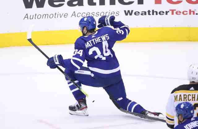 200-Foot Game Has Been Key For Toronto Maple Leafs Auston Matthews Breaking Through In Playoffs against the Boston Bruins