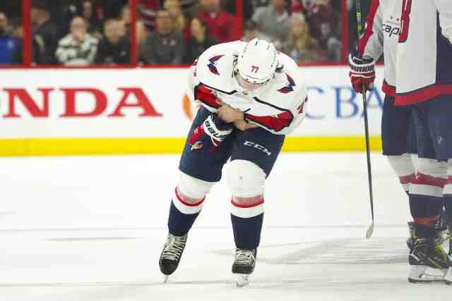 Washington Capitals forward TJ will be out for "quite some time"
