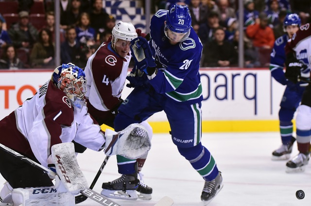 Keys to the Colorado Avalanche's offseason. The Vancouver Canucks have too many forwards under and contract and trade value may not be there some.