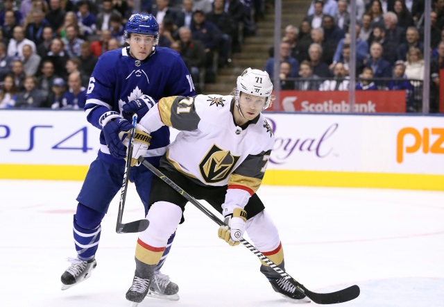 NHL restricted free agents Mitch Marner and William Karlsson