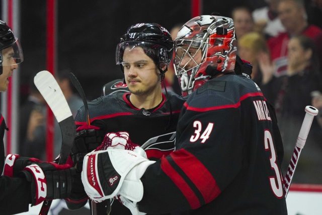 The Carolina Hurricanes hope to bring back their free agent goaltenders