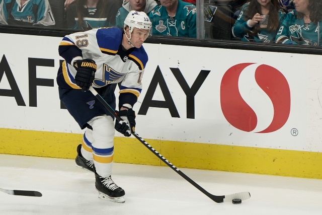 NHL Stanley Cup Playoffs - St. Louis Blues Jay Bouwmeester On Brink Of First Cup Chance