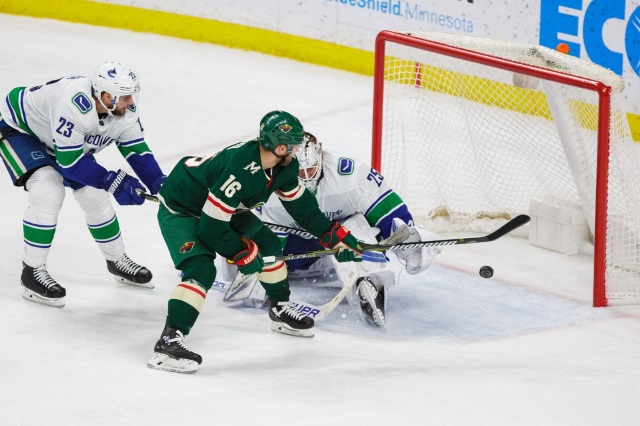 The Vancouver Canucks are interested in Jason Zucker.
