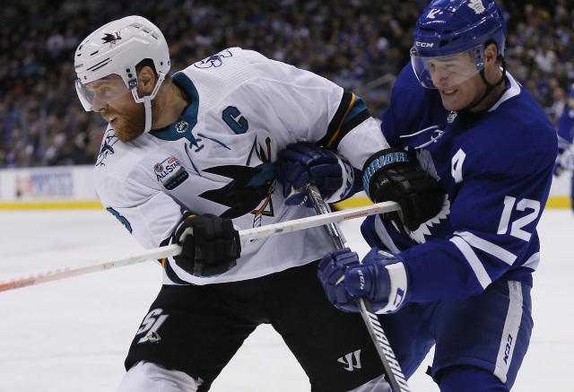 Toronto Maple Leafs forward may only be wanting to play for the San Jose Sharks if he's traded.