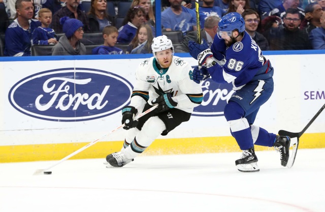Joe Pavelski met with both the Dallas Stars and Tampa Bay Lighting yesterday