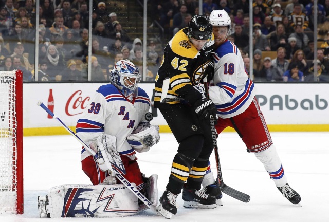 David Backes' future with the Boston Bruins uncertain. The New York Rangers have the salary cap space and assets to accelerate their rebuild.