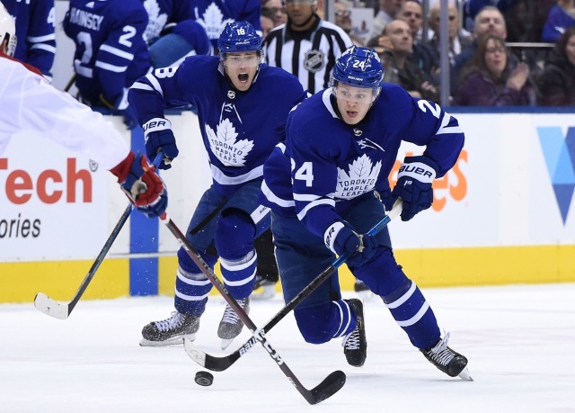 Break down the contracts for Kasperi Kapanen and Andreas Johnsson.