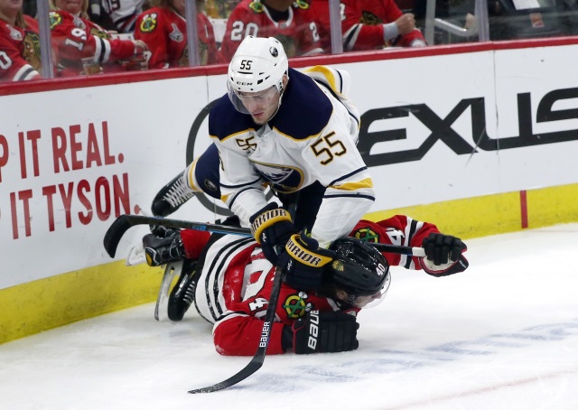Two Buffalo Sabres, four New Jersey Devils added to the NHL's COVID Protocol Absence list, two Chicago Blackhawks removed. Sabres games postponed.