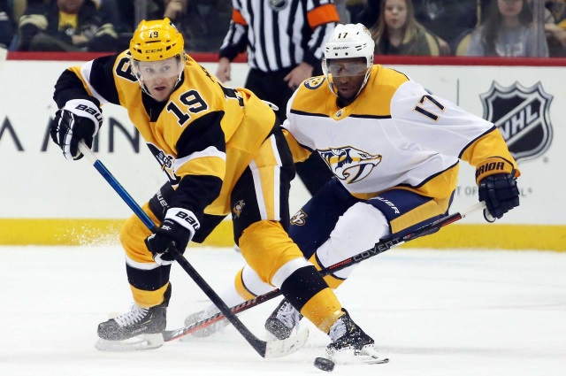 Could the Pittsburgh Penguins be looking at pending free agent forward Wayne Simmonds?