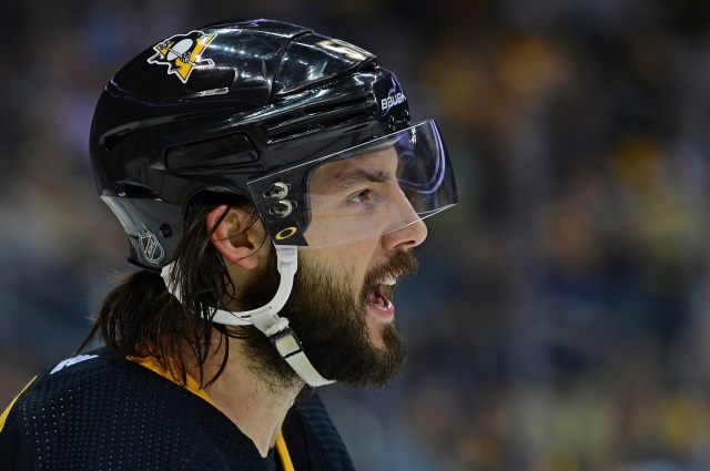 The Pittsburgh Penguins are "listening" and "talking" about a Kris Letang trade.