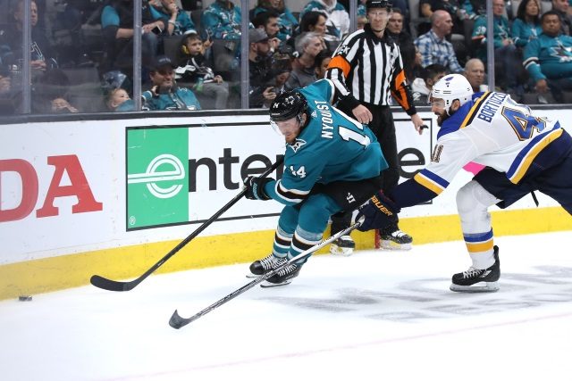 Gustav Nyquist could return to the San Jose Sharks
