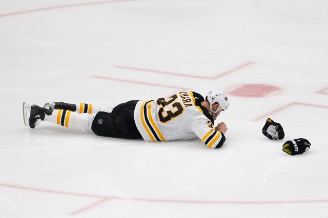 Boston Bruins injury updates on Zdeno Chara and Matt Grzelcyk