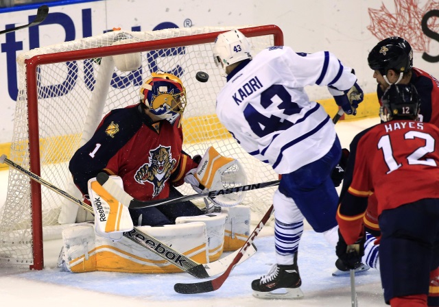 The Maple Leafs would have options if they made Nazem Kadri available. Roberto Luongo to make a decision soon.