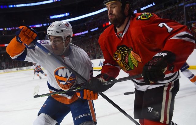 Chicago Blackhawks not focused on trading Duncan Keith and Brett Seabrook. Potential free agent targets for the Blackhawks.