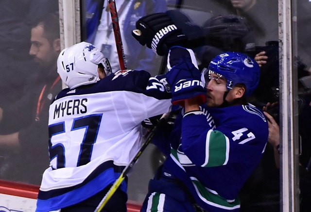 Tyler Myers to sign with the Canucks for five years
