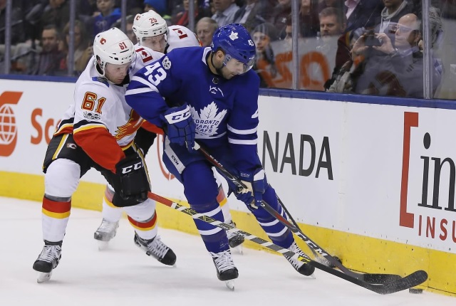 Nazem Kadri wouldn't waive his no-trade clause for a trade to the Calgary Flames.