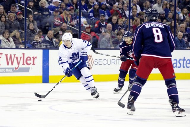 The Columbus Blue Jackets looked a Mitch Marner offer sheet, but term was one of the issues they had.
