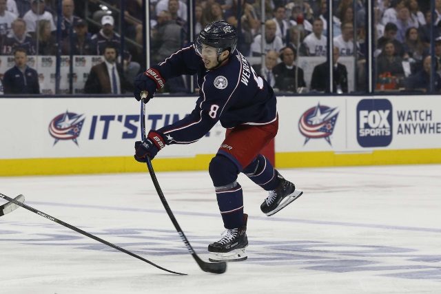One of the Columbus Blue Jackets top priorities is to re-sign NHL free agent defenseman Zach Werenski