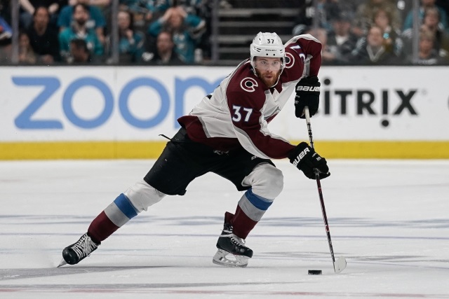 The Colorado Avalanche re-sign J.T. Compher to a four-year deal.